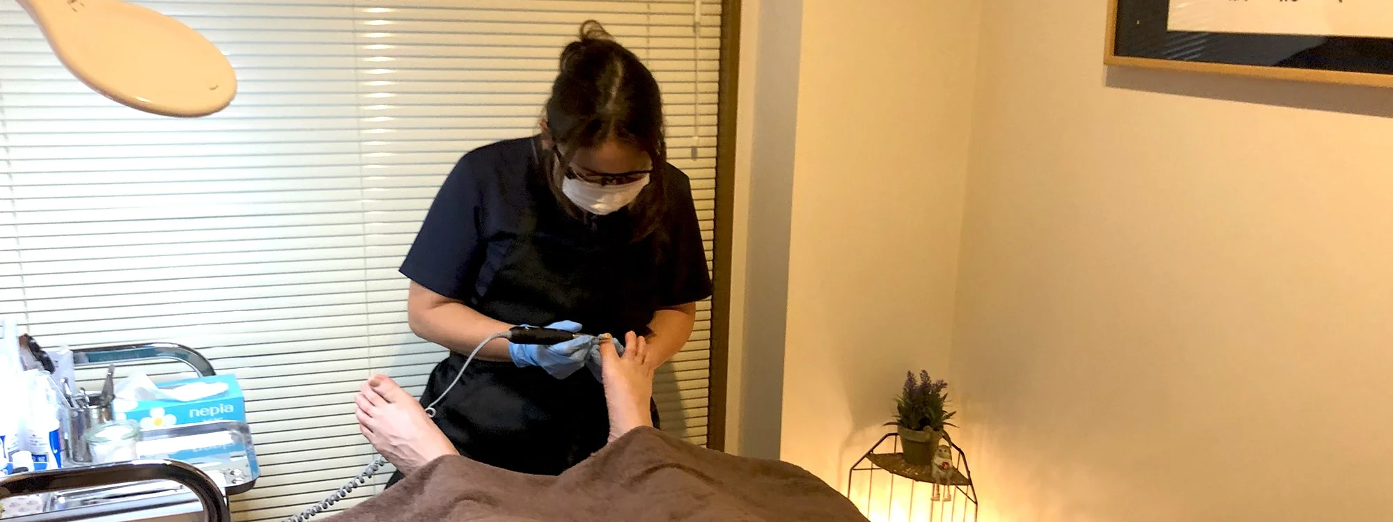 Treatment scene